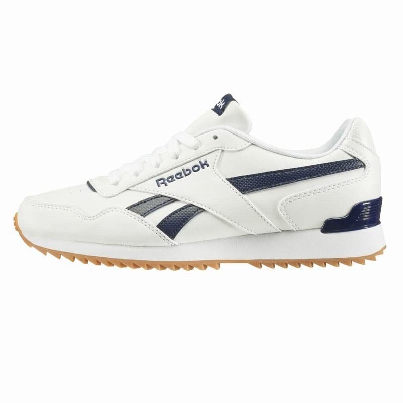 Reebok Royal Glide Tenisky Panske - Biele/Námornícka Modrá SZ9109BJ